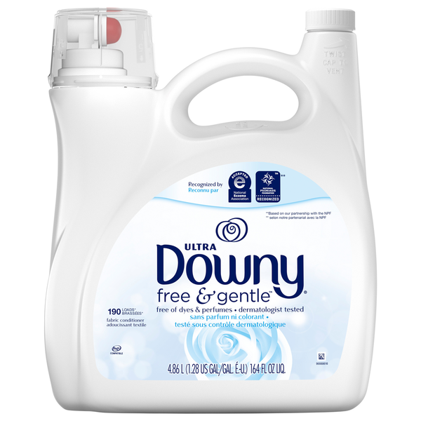 Laundry Downy Fabric Conditioner, Free & Gentle hero