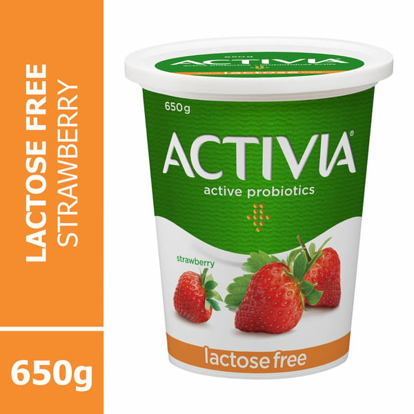 Yogurt Activia Yogurt With Probioticsactose Free, Strawberry Flavour hero