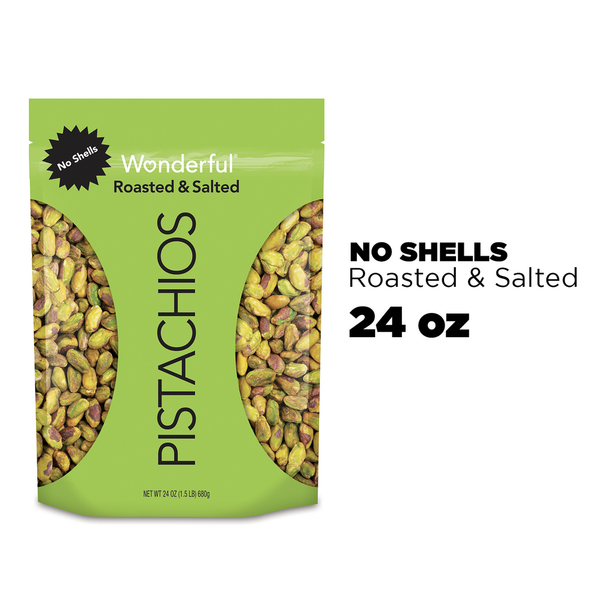 Nuts, Seeds & Dried Fruit Wonderful No Shells, Roasted and Salted hero