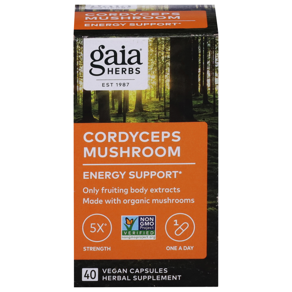 Dietary Supplements Gaia Herbs Cordyceps Mushroom, Vegan Capsules hero