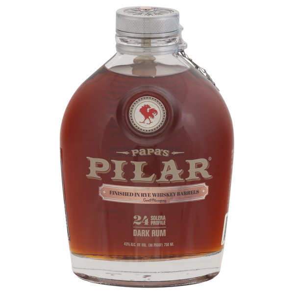 Liquor Papa's Pilar Dark Rum hero