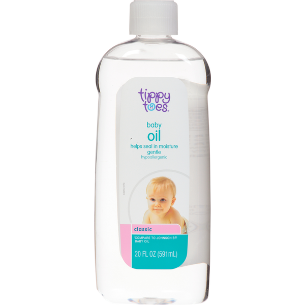 Baby Bath & Body Care Tippy Toes Baby Oil, Classic hero