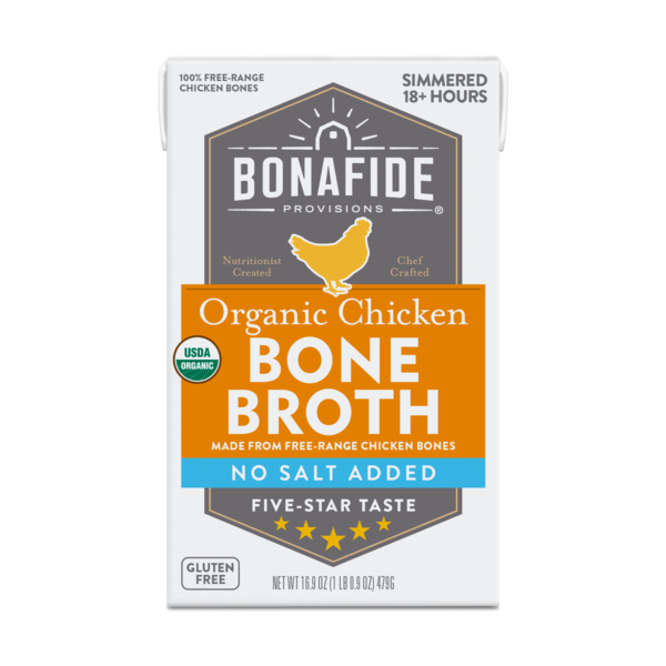 Soup, Broth & Bouillon Bonafide Provisions Organic Chicken Bone Broth - No Salt Added hero