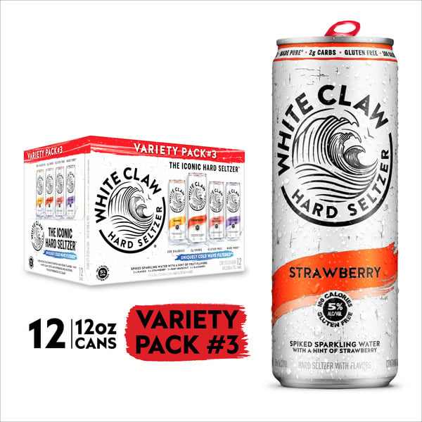 Hard Seltzer White Claw Hard Seltzer Variety No. 3 hero