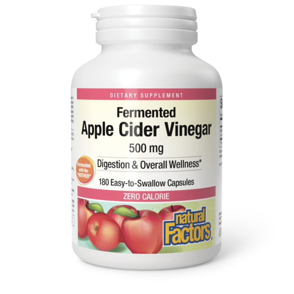 Digestion Natural Factors Fermented Apple Cider Vinegar hero