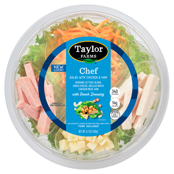 Prepared Meals Taylor Farms Chef with Chicken Salad Bowl hero