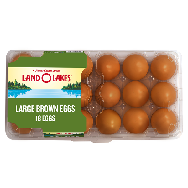 Eggs & Substitutes Land O Lakes Large Brown Eggs hero