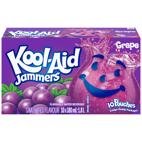 Juice & Nectars Kool-Aid Jammers Grape hero