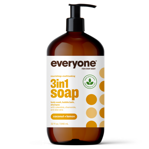 Everyone Coconut Lemon 3 in 1 Soap hero