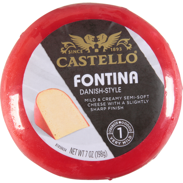 Specialty Cheeses Castello Cheese, Fontina, Danish-Style, Very Mild hero