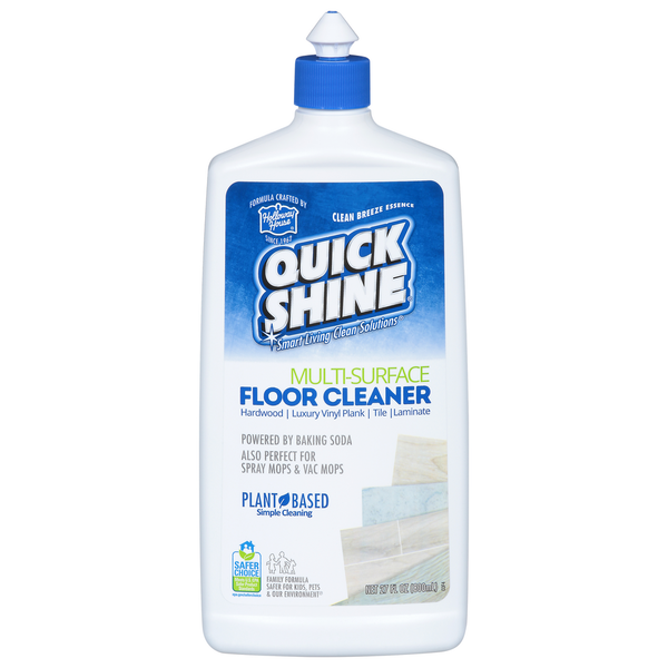 Cleaning Products Quick Shine Floor Cleaner, Clean Breeze Essence, Multi-Surface hero