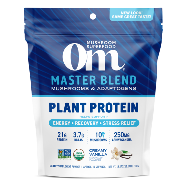 Protein & Meal Replacements Om Master Blend Vanilla Protein Powder hero