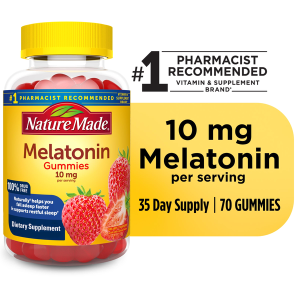 Vitamins & Supplements Nature Made Melatonin 10mg Gummies hero