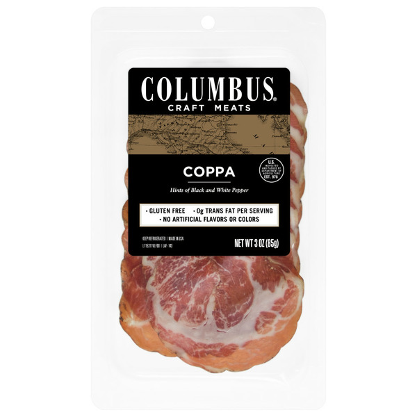 Columbus Specialty Sliced Dry Coppa hero