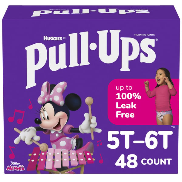 Pull-Ups Girls' Potty Training Pants, 5T-6T (50+ lbs) hero