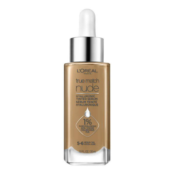 Skin Care L'Oreal Hyaluronic Tinted Serum Foundation Makeup, Medium Tan 5-6 hero