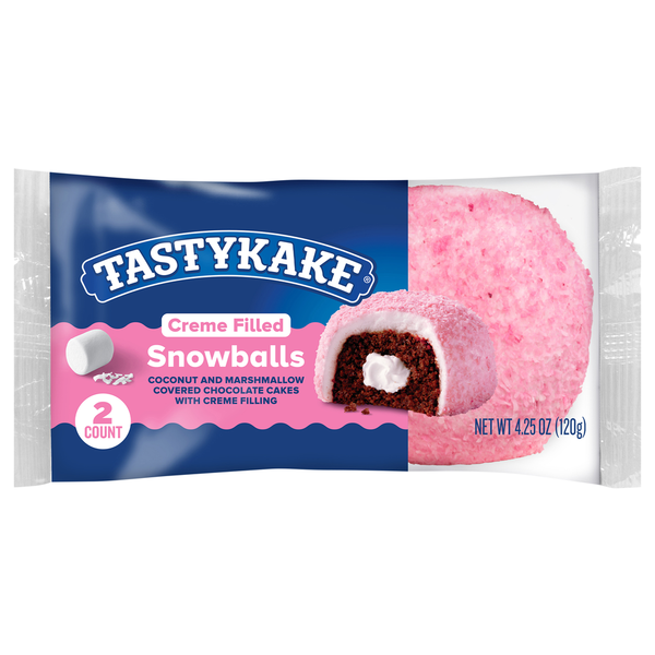 Cookies & Cakes Tastykake Creme Filled Snowballs hero