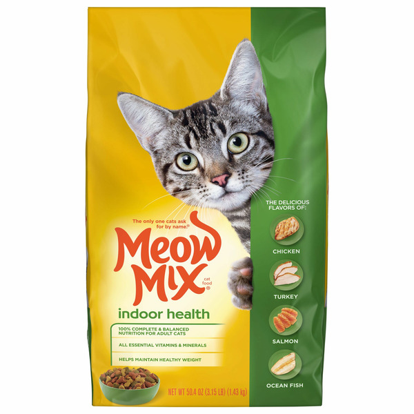 Cat Food & Care Meow Mix Cat Food, Indoor Health, Adult hero