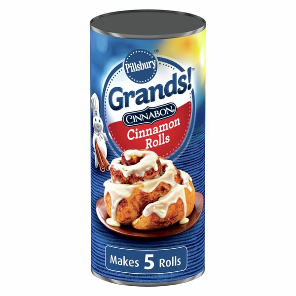 Refrigerated Pudding & Desserts Pillsbury Grands! Cinnamon Rolls with Icing, Cinnabon Cinnamon hero