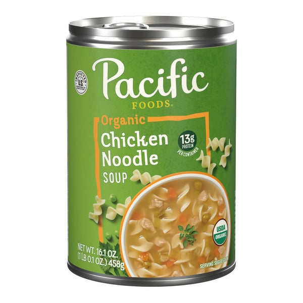 Pacific Foods Organic Chicken Noodle Soup hero