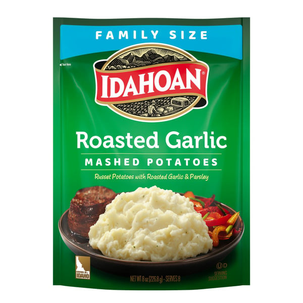 Idahoan® Roasted Garlic Mashed Potatoes Family Size hero