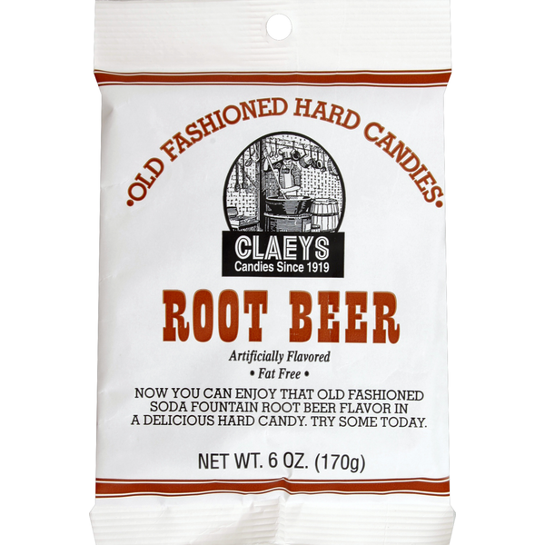 Candy & Chocolate Claeys Candy Hard Candies, Old Fashioned, Root Beer hero