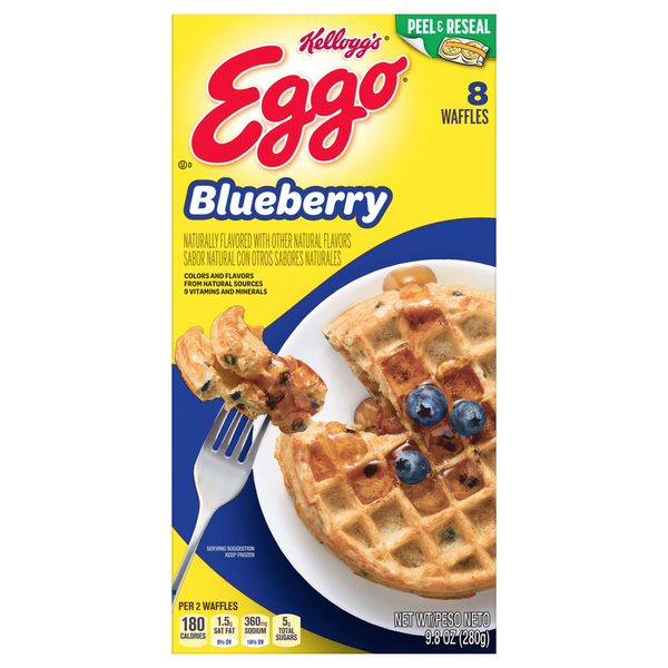 Kellogg’s Eggo Waffles, Blueberry hero