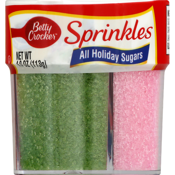 Baking Supplies & Decor Betty Crocker Sprinkles, All Holiday Sugars hero