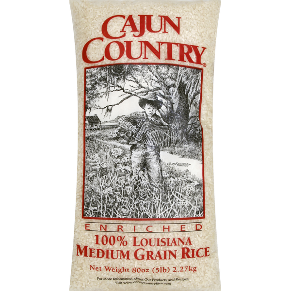 Grains, Rice & Dried Goods Cajun Country Rice, Enriched, Medium Grain, 100% Louisiana hero