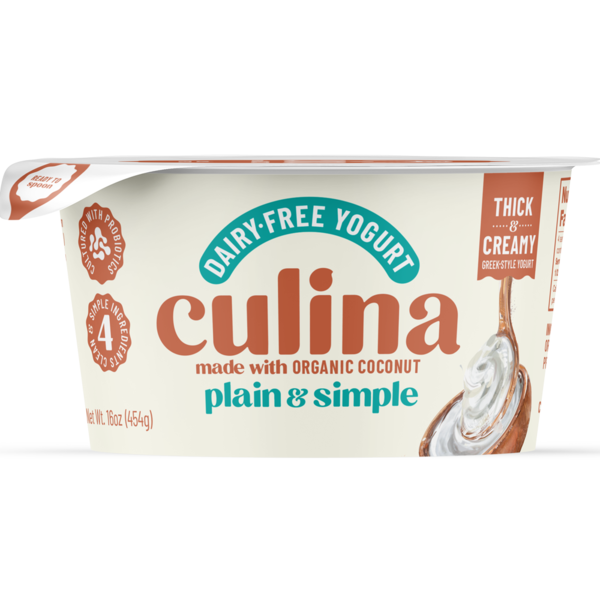 Yogurt Culina Plain & Simple, Dairy-Free Yogurt hero