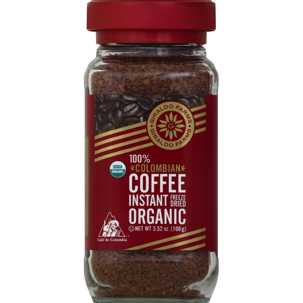 Coffee Giraldo Farms Coffee, Organic, Instant Freeze Dried, 100% Colombian hero