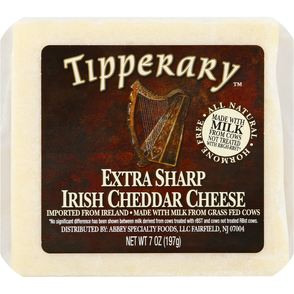 Specialty Cheeses Tipperary Cheese, Irish Cheddar, Extra Sharp hero