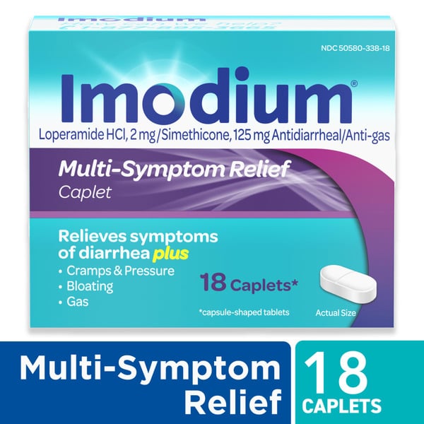 Digestion IMODIUM Multi-Symptom Relief Anti-Diarrheal Medicine Caplets hero