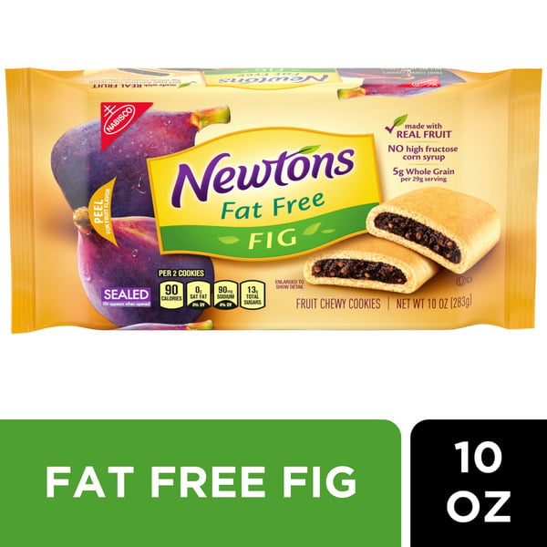 Packaged Cookies NEWTON Fat Free Soft & Fruit Chewy Fig Cookies (Fig Bars) hero