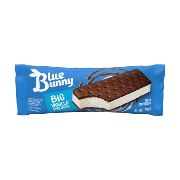 Ice Cream & Ice Blue Bunny Big Vanilla® Sandwich hero