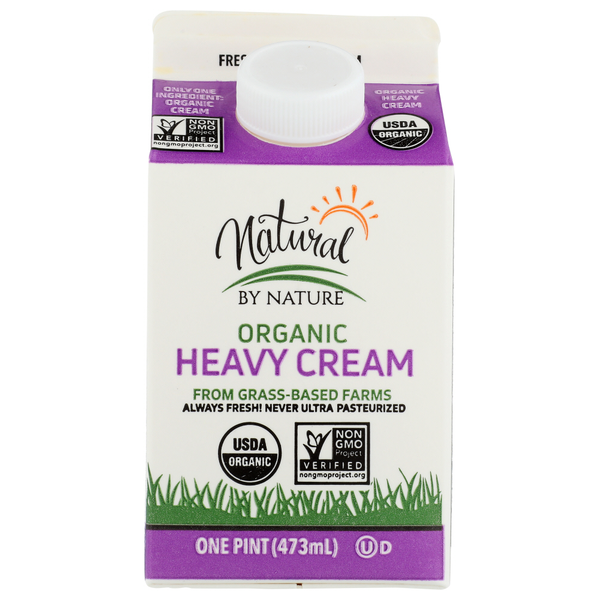 Creamer Natural By Nature Organic Heavy Cream hero