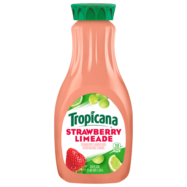 Juice & Nectars Tropicana Juice, Strawberry Limeade hero