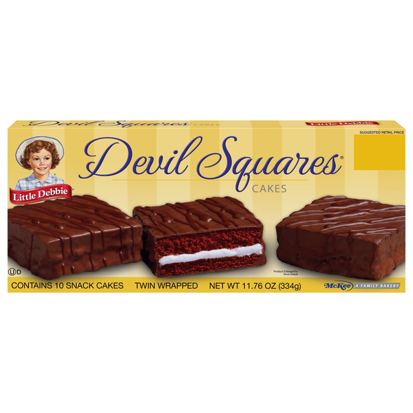 Cookies & Cakes Little Debbie Cakes, Devil Squares hero