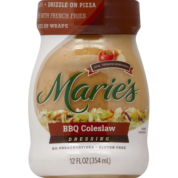 Salad Dressing & Toppings Marie's Dressing, BBQ Coleslaw hero