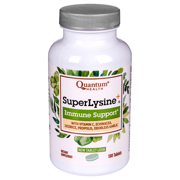 Amino Acids Quantum Health SuperLysine+, Immune Support, Tablets hero