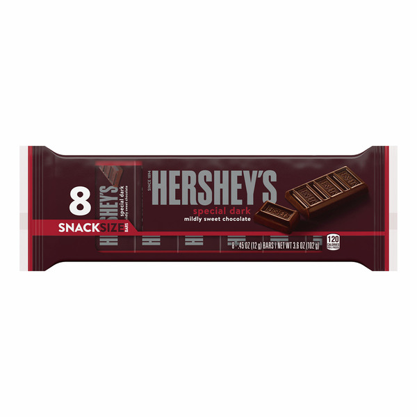 Candy & Chocolate Hershey's Mildly Sweet Chocolate Snack Size Candy hero