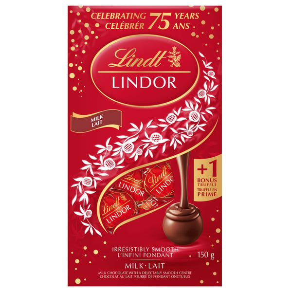 Candy & Chocolate Lindt Milk Chocolate Truffles, 150-Gram Bag hero