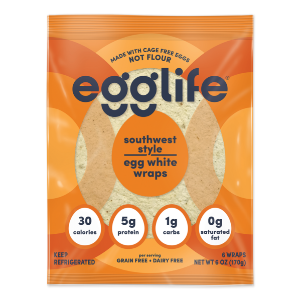 Refrigerated Deli egglife southwest, egg white wraps hero