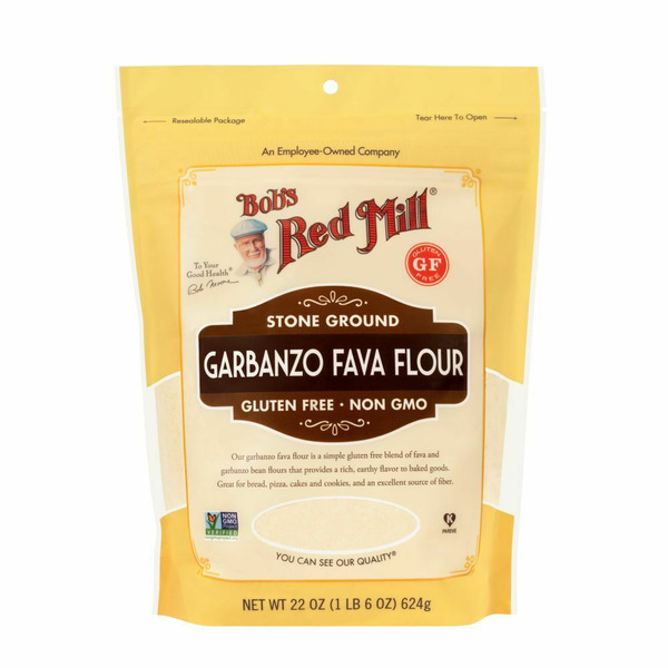 Bulk Flours & Powders Bob's Red Mill Garbanzo & Fava Bean Flour, Gluten Free hero