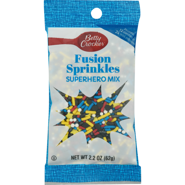 Baking Supplies & Decor Betty Crocker Fusion Sprinkles, Superhero Mix hero