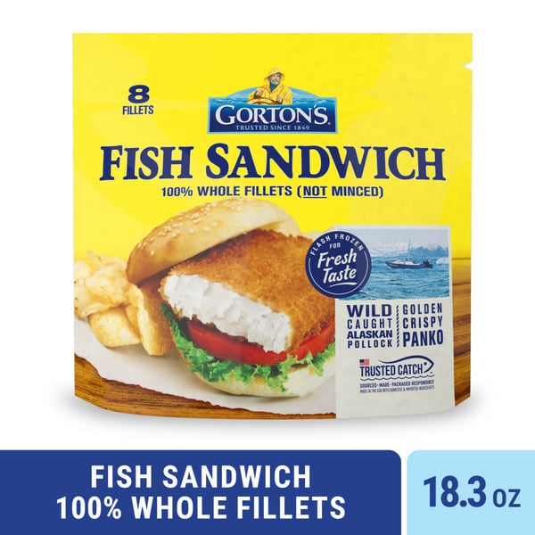 Meals Gorton's Fish Sandwich hero