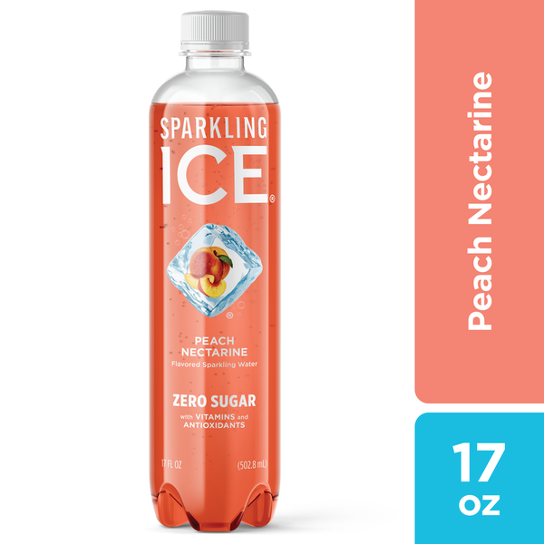 Juice & Nectars Sparkling Ice® Peach Nectarine Sparkling Water, Zero Sugar hero