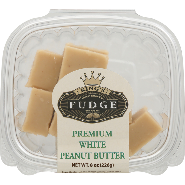 Bakery Desserts King's Fudge, Premium White Peanut Butter hero