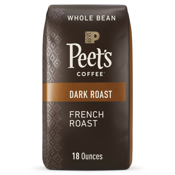 Coffee Peet's Coffee French Roast, Dark Roast Whole Bean Coffee, Bag hero