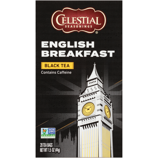 Tea Celestial Seasonings English Breakfast Black Tea Bags hero